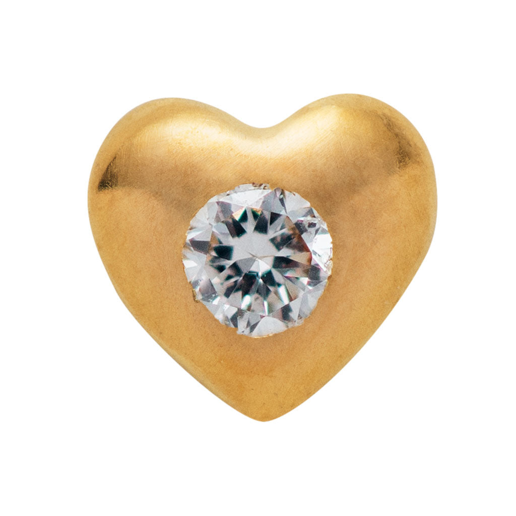 Coeur avec diamant